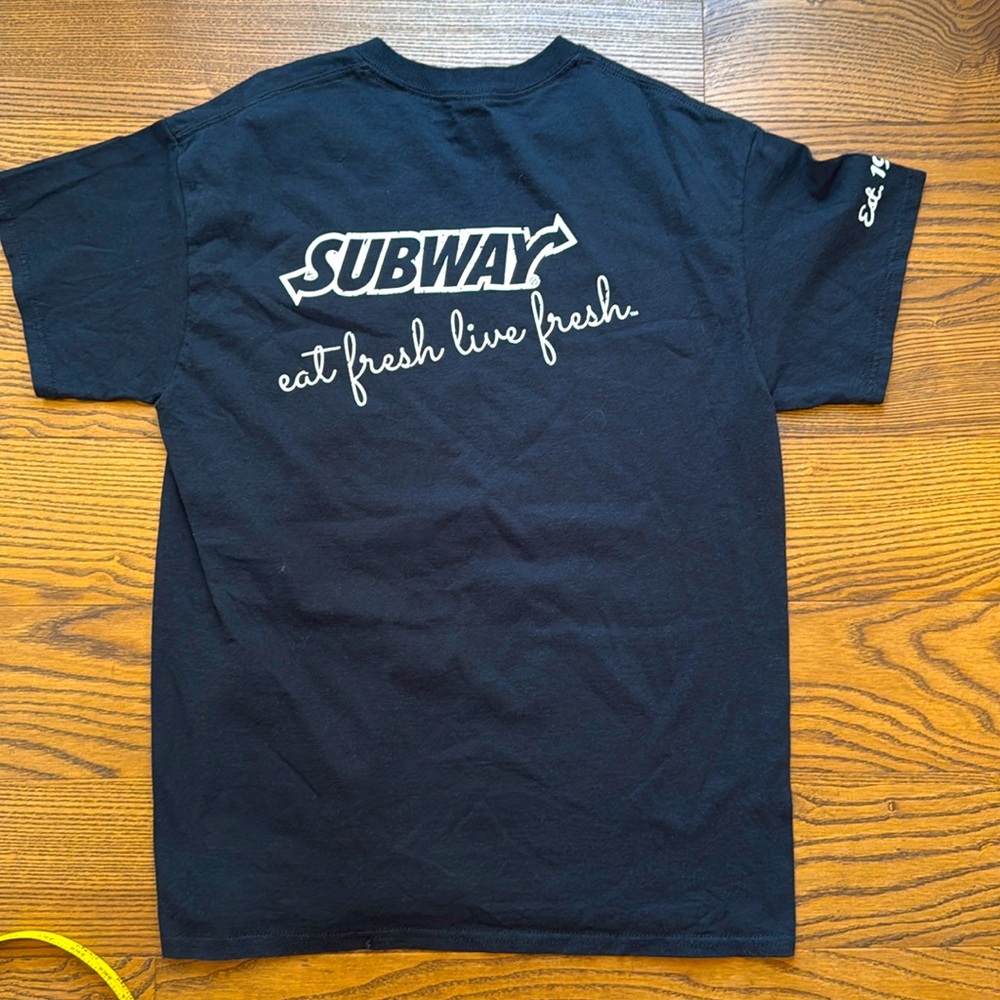 Subway Black Gildan Shirt
